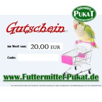 Geschenk Gutschein 20EUR