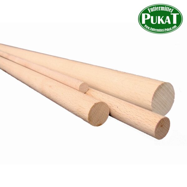 Sitzstange-Rundholz aus Buche, 1m lang, d=12mm