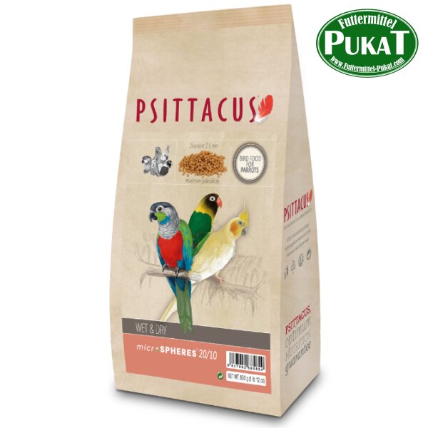 Psittacus micro SPHERES 20/10 800G