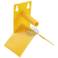 Einzelsitzer für Wandbefestigung gelb