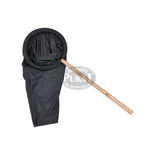 Sicherheits Vogelfangkescher dm. 18cm, 30cm lang schwarz