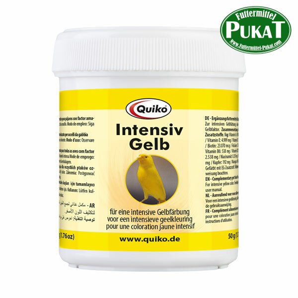 Quiko Intensiv Gelb: Ergänzungsfutter für Vögel mit Gelbfaktor 100g