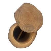 WS Nisthöhle Mahagoni Natur 25cm hoch