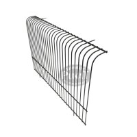 Gitter für Ausstellungskäfig Kanarien  aus Pappe 30,5cm - RAL 9005 - schwarz