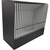 Gitter für Ausstellungskäfig Kanarien  aus Pappe 30,5cm - RAL 9005