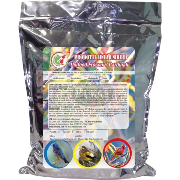 L.O.R Unifeed  for Grossbeak and Cardinal species Zucht 5kg