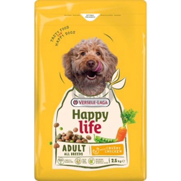 Happy Life Adult Chicken 2,5kg - Trockenfutter für Hunde mit Huhn