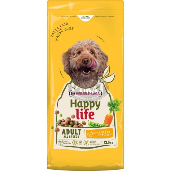 Happy Life Adult Chicken 12,5kg - Trockenfutter für Hunde mit Huhn