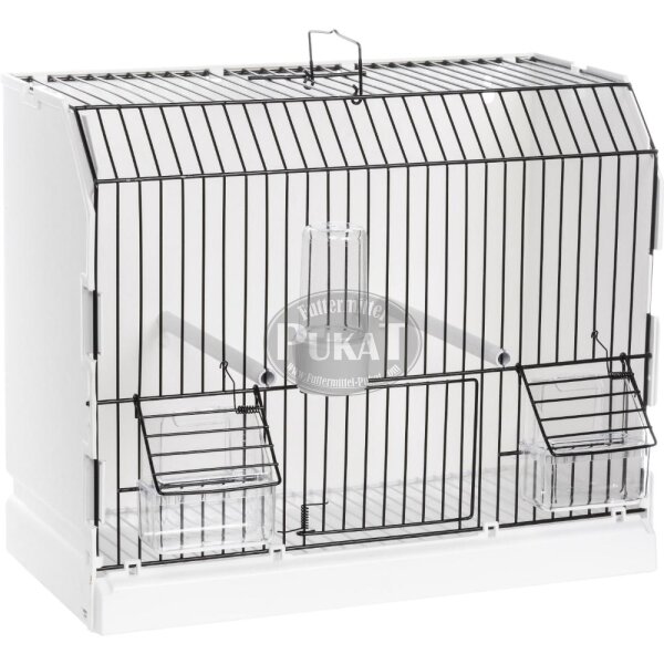 Trainings-Käfig mit Außenfütterung schwarzem Gitter 3 seitig grün