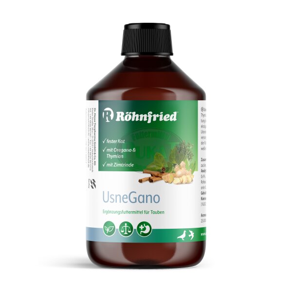 Röhnfried Usnegano 500ml mit Thymian&Oregano für Vögel