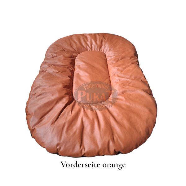 Hundebett Premium 145 × 90 × 10 cm – Wendebett mit Kunstleder