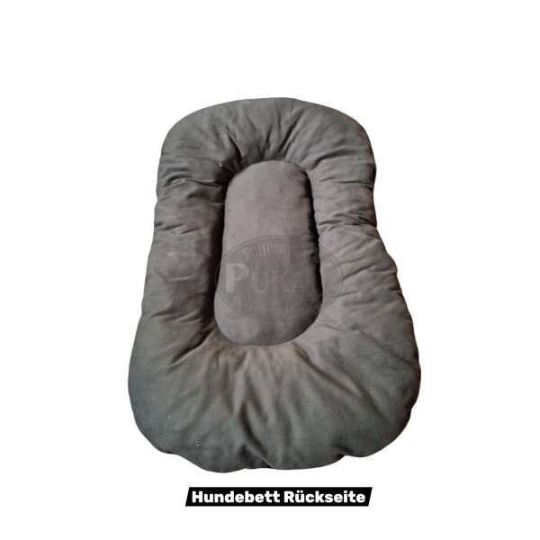 Hundebett Premium 120 × 70 × 8 cm – Wendebett beidseitig Baumwolle in 3 Farben