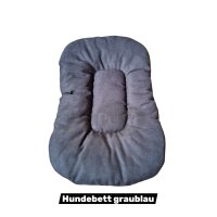 Hundebett Premium 120 × 70 × 8 cm – Wendebett beidseitig Baumwolle in 3 Farben