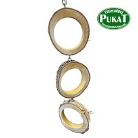 Ringschaukel aus drei Ringen für kleinere Vögel