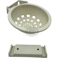 STA N014Bg Nest "ABBA" mit Haken zur Wandmontage 100mm beige