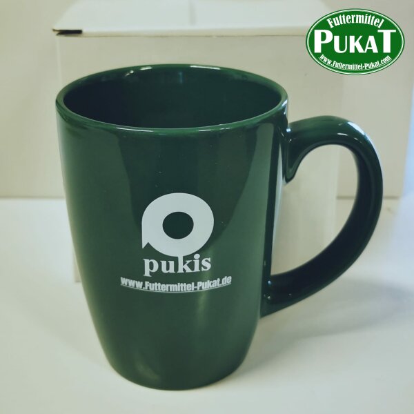 Pukis Kaffeetasse grün stylisch
