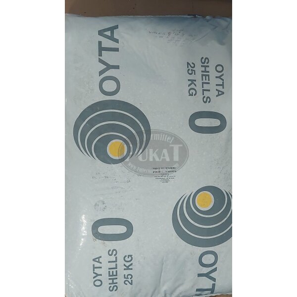 Ostrea Austernschalen FEIN 25kg