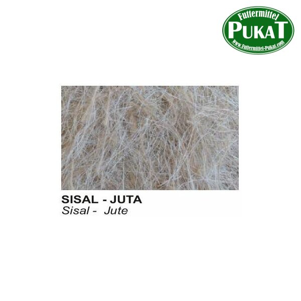 Nestmaterial Sisal Fibre 04SJ Sisal-Juta 500g