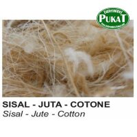 Nestmaterial Sisal Fibre 05SJC Sisal-Juta-Cotone 500g