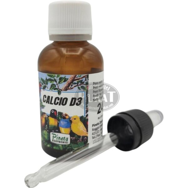 Pineta Calcio D3 flüssig 24ml-  gratis -Probe