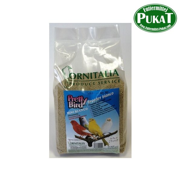 Pretty Bird Breeder mini weiss 1kg (lose)