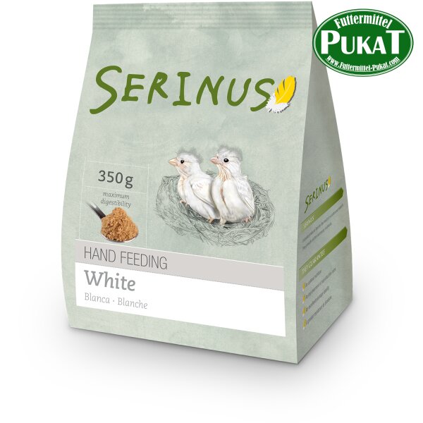 Serinus Handaufzuchtfutter für Kanarien weiß 350g