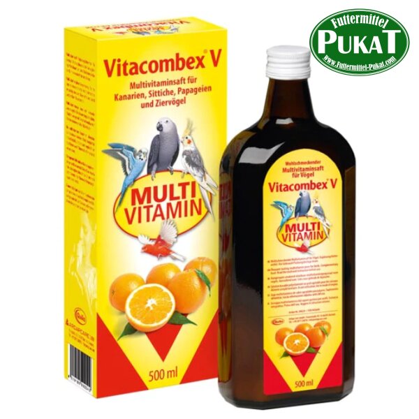 Quiko Vitacombex V: Multiviatmionsaft für Ziervögel 500ml