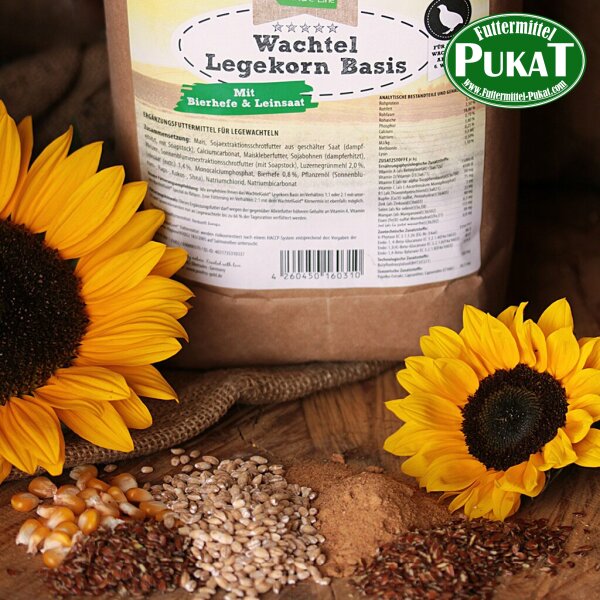 Wachtelgold Legekorn Basis  2,5 kg