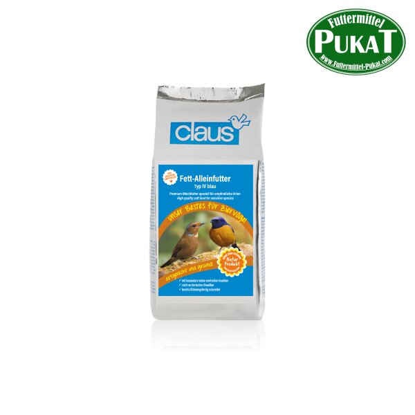 Claus Fett-Alleinfutter Typ IV blau 5000g