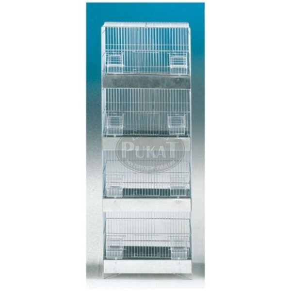 Käfigturm cm39x23x114h Außenfütterung Metall-Boden