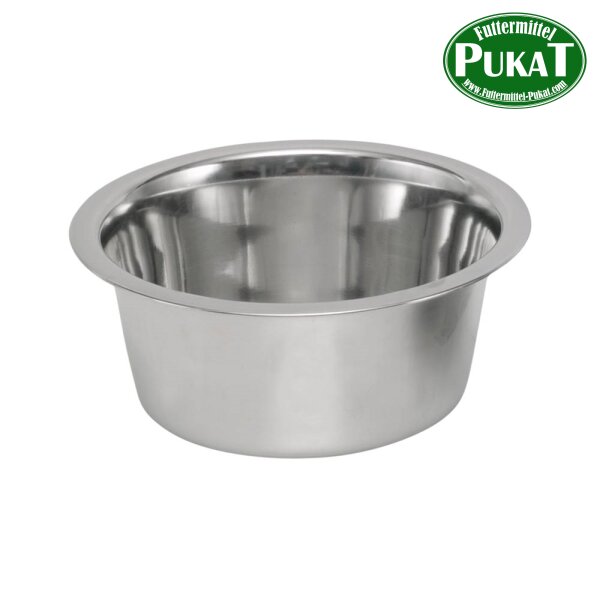Edelstahlnapf rund D=21,0 cm 1,5 l fassungsvermögen