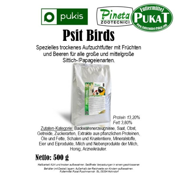 Pukis Psit Birds 500g (lose)