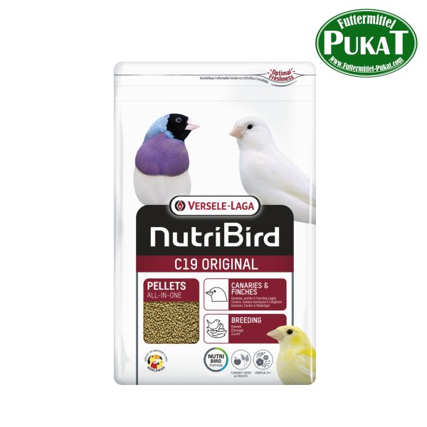 Nutribird C19 Original Zuchtfutter 3kg (weiß)