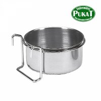 Edelstahl Futternapf inox + Haken XS 210ml - 8cm