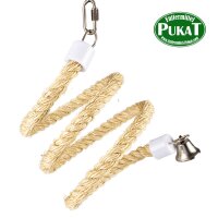 Spiralseil aus Sisal mit Glocke XS
