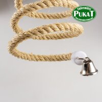 Spiralseil aus Sisal mit Glocke XS