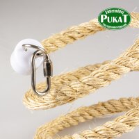 Spiralseil aus Sisal mit Glocke XS