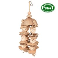 Coconut Jungle Vogelspielzeug mit Weidenkugeln & Pappe