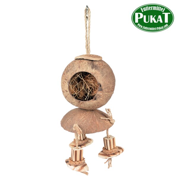 Coconut Jungle Haus mit Holzklötzen