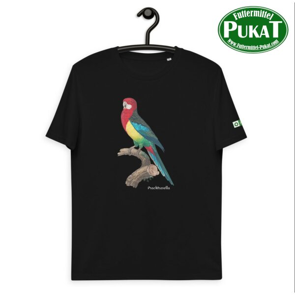 T-Shirt Prachtrosella schwarz Unisex