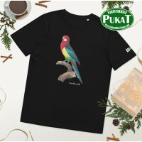 T-Shirt Prachtrosella schwarz Unisex