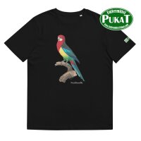 T-Shirt Prachtrosella schwarz Unisex
