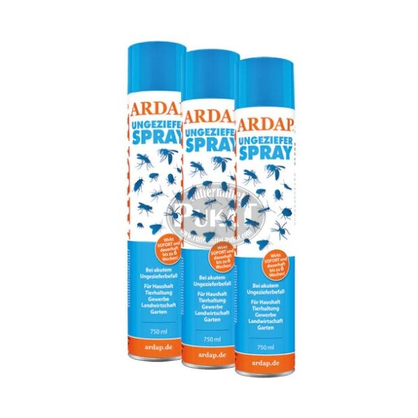 Quiko Ardap Ungezieferspray 750ml 3er Pack