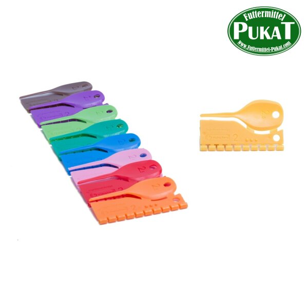 Kunststoff Farbringe Mix für Exoten 2,5mm