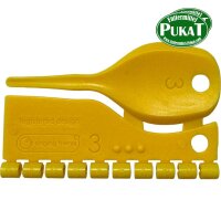 Kunststoff Farbringe für Kanarien 3,0mm gelb