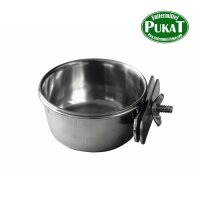 Edelstahl Futternapf inox + 1 schraube L 950ml - 14cm 2er...