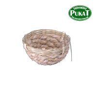 Jute Nest mit Haken dm. 11cm
