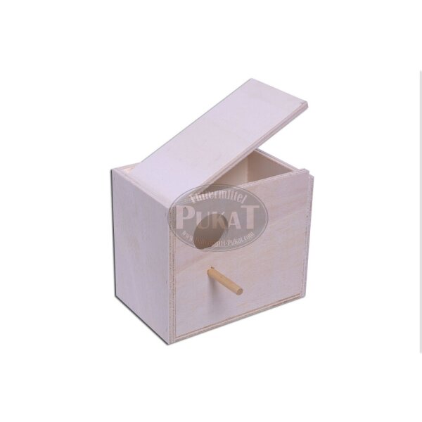 NZ50 Nistkasten aus Holz 22x14 x19cm - Loch rechts