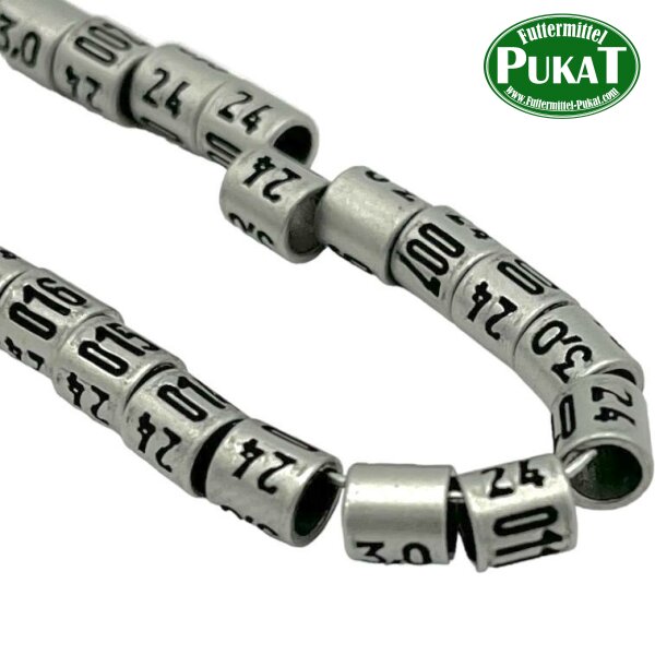 Jahresringe 2025 Alu Natur 3,0mm 100 Stück