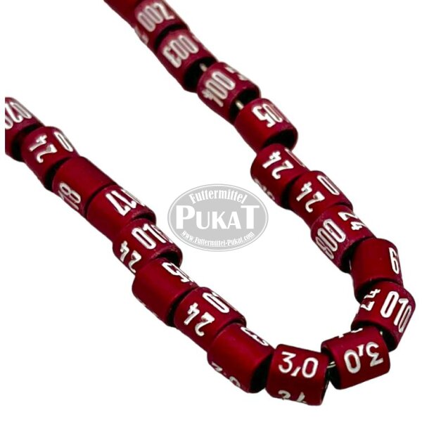 Jahresringe 2026 Alu in Jahresfarbe 3,0mm 100 Stück